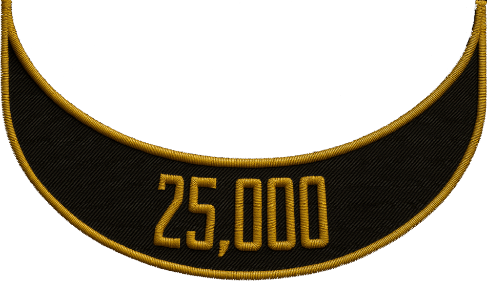 25,000 Miles
